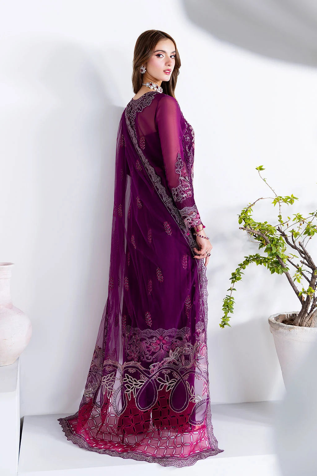 Ramsha - Arzoo - Embroidered Chiffon - U 206