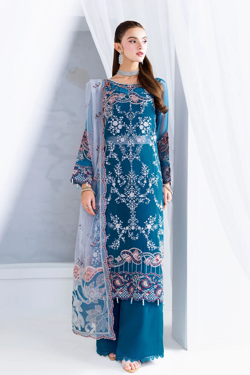 Ramsha - Arzoo - Embroidered Chiffon - U 202