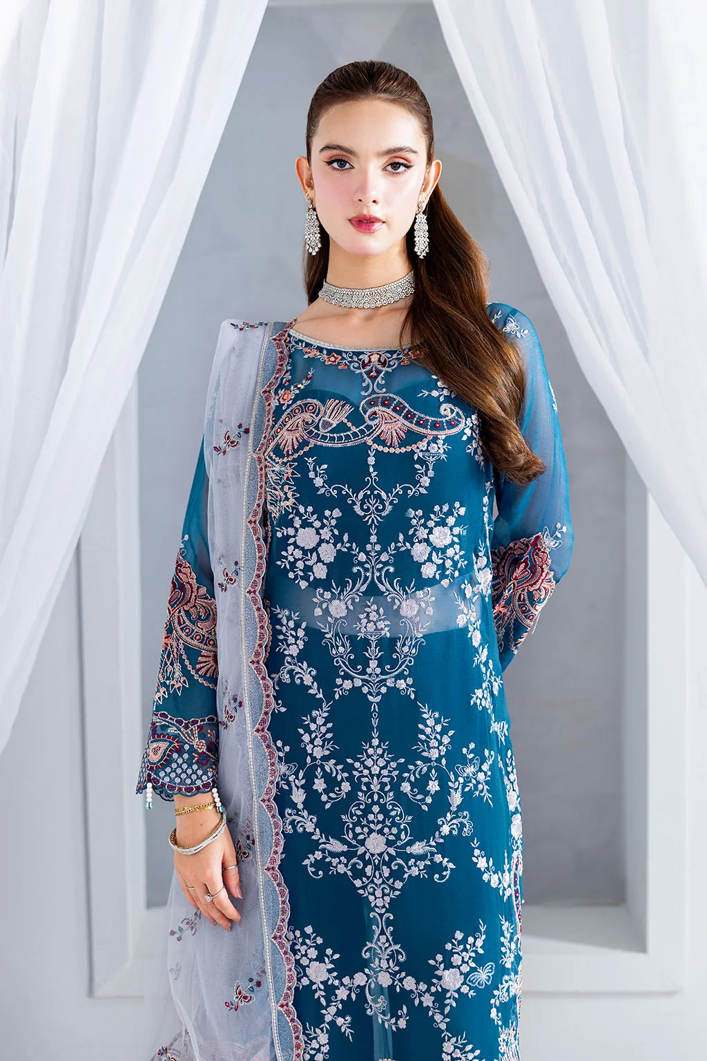 Ramsha - Arzoo - Embroidered Chiffon - U 202