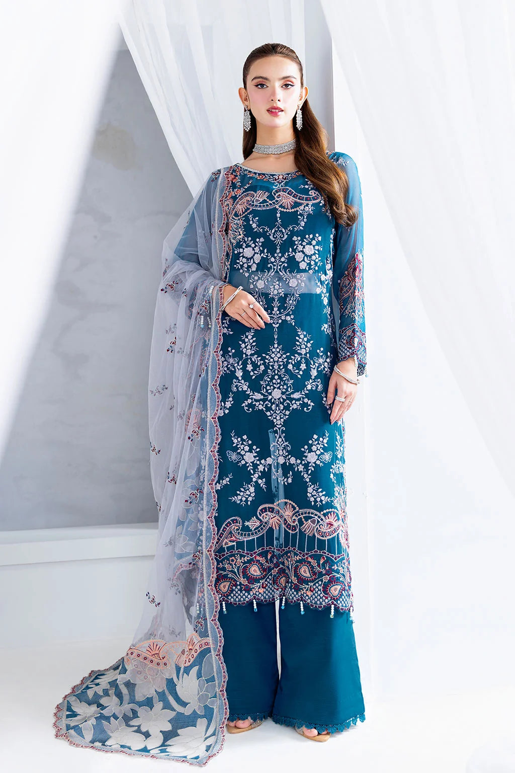 Ramsha - Arzoo - Embroidered Chiffon - U 202