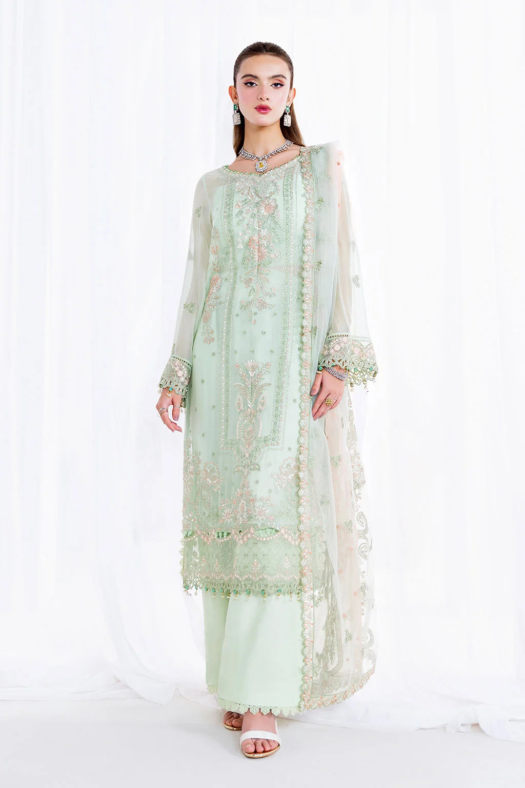Ramsha - Arzoo - Embroidered Chiffon - U 207