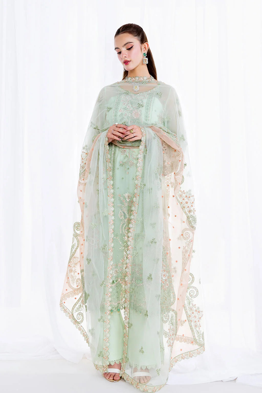 Ramsha - Arzoo - Embroidered Chiffon - U 207