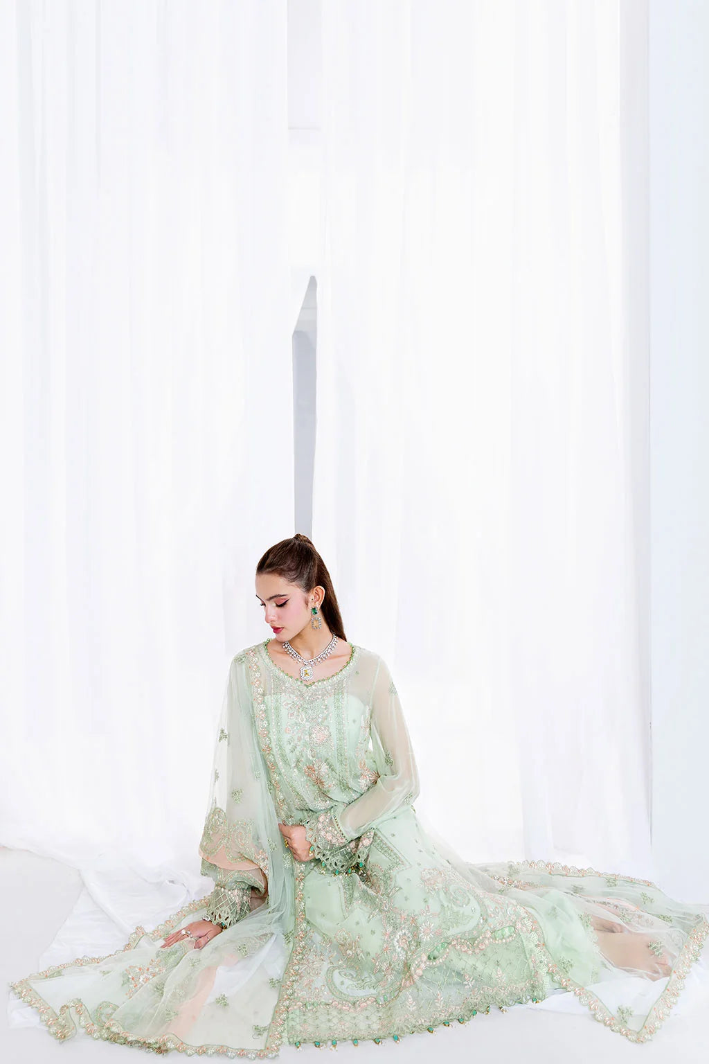 Ramsha - Arzoo - Embroidered Chiffon - U 207