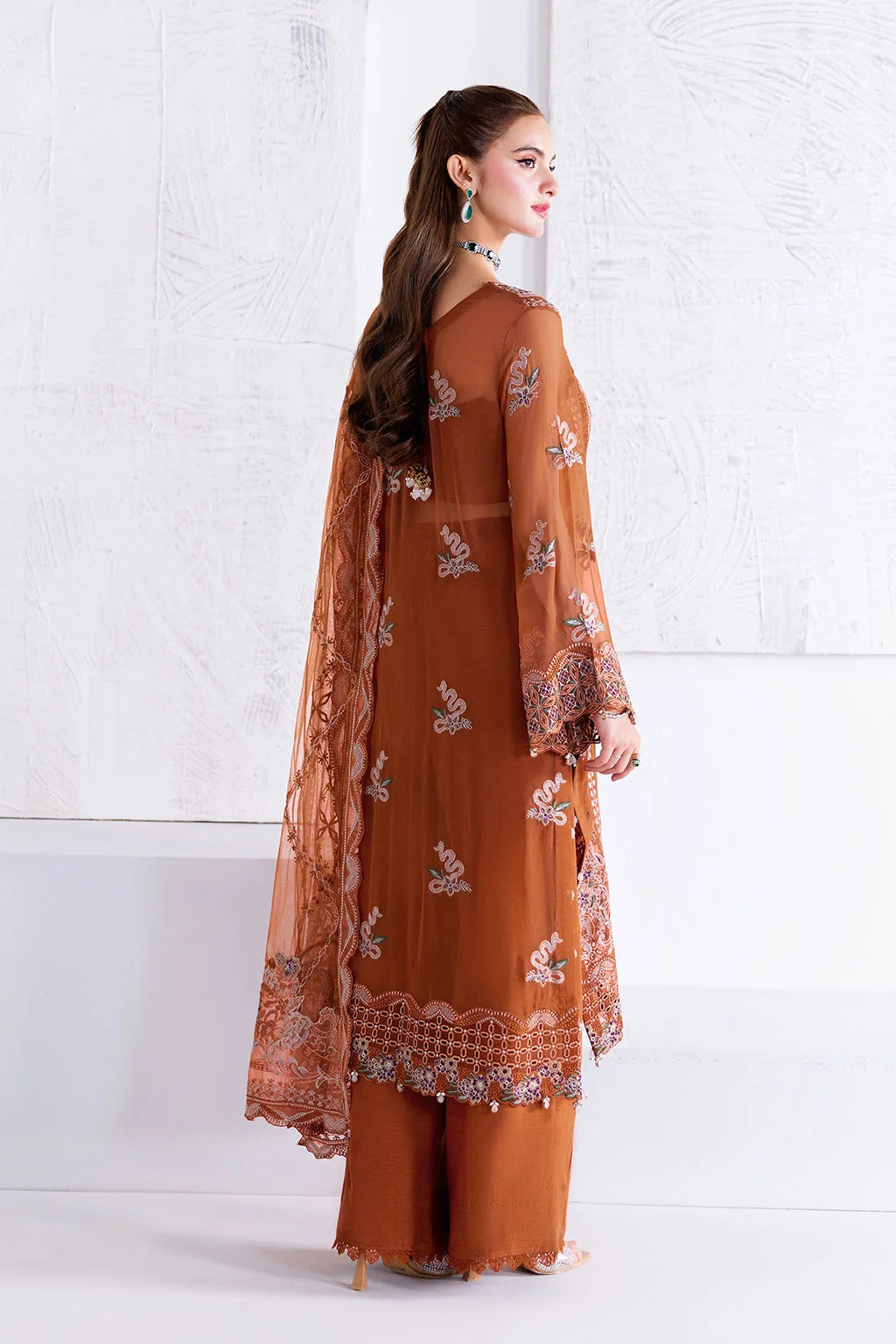Ramsha - Arzoo - Embroidered Chiffon - U 208