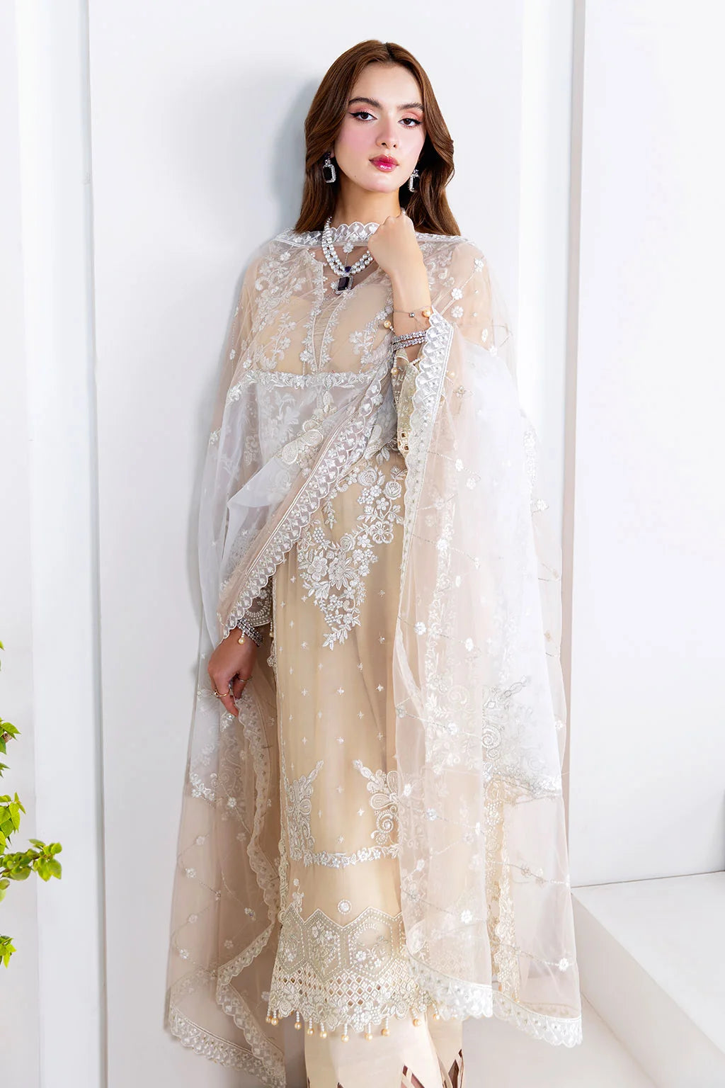 Ramsha - Arzoo - Embroidered Chiffon - U 201