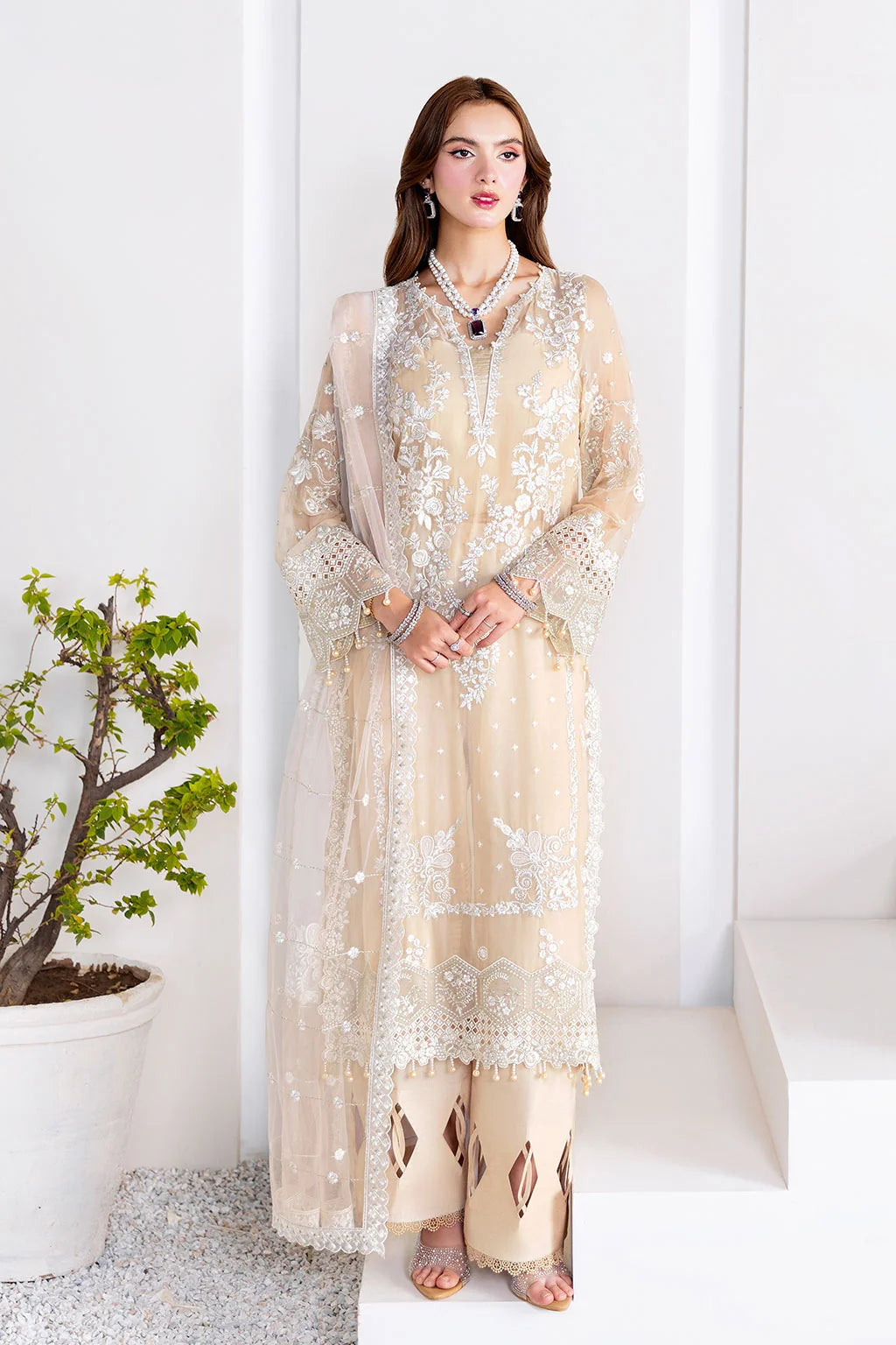 Ramsha - Arzoo - Embroidered Chiffon - U 201