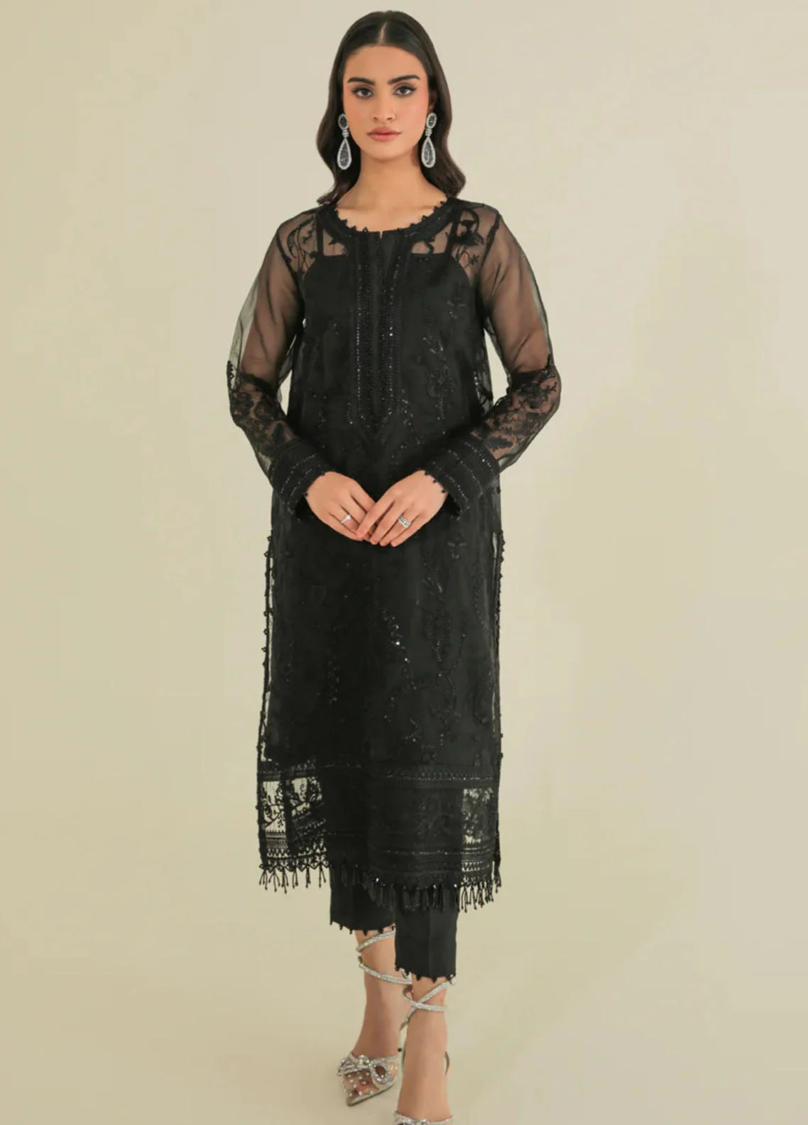 Baroque - Embroidered Organza- UF-235
