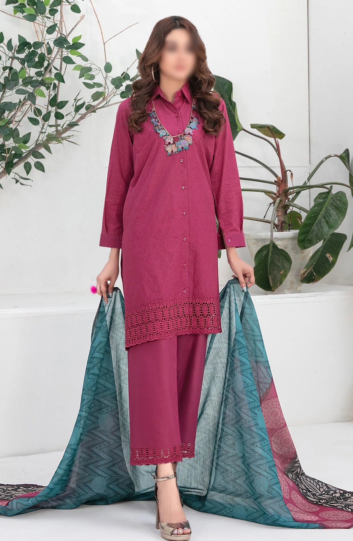 Tawakkal - Pegah Embroidered Schiffli Lawn D-2152