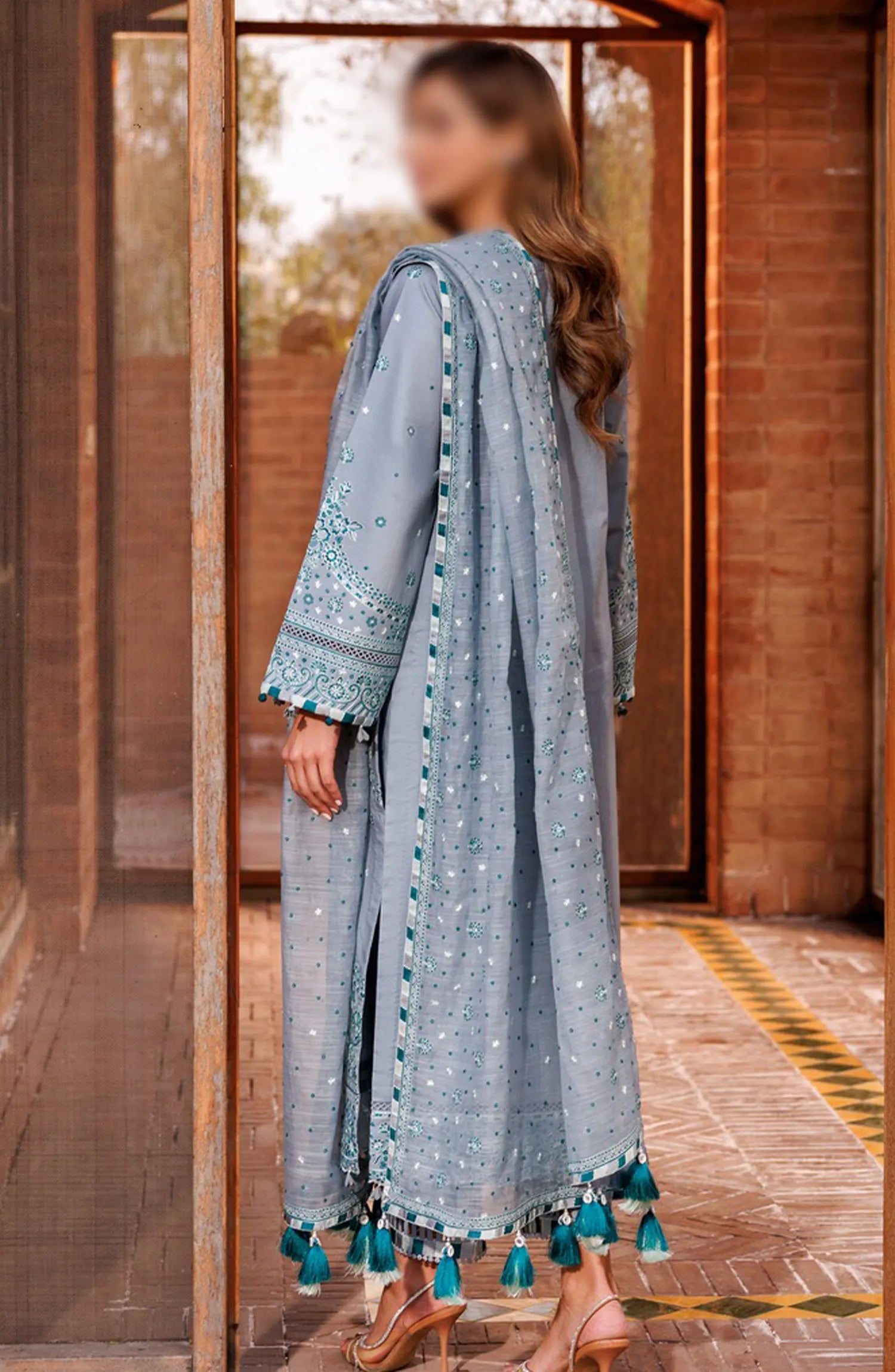 Dastoor Embroidered Lawn