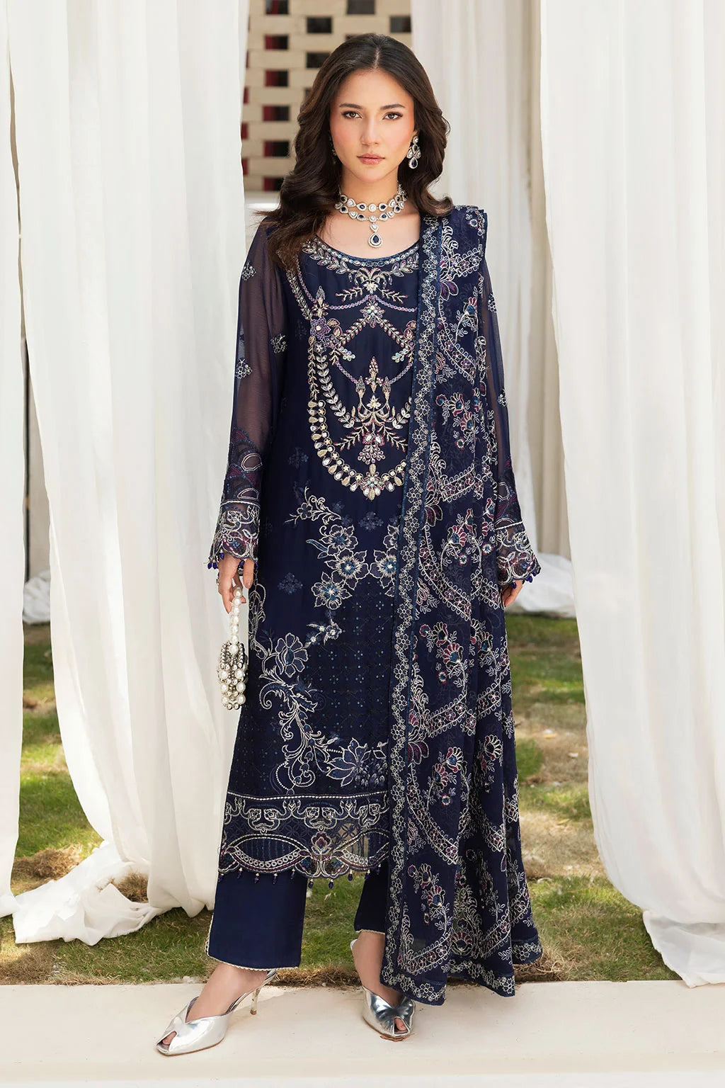 Ramsha - Dastan - Embroidered Chiffon - T 501