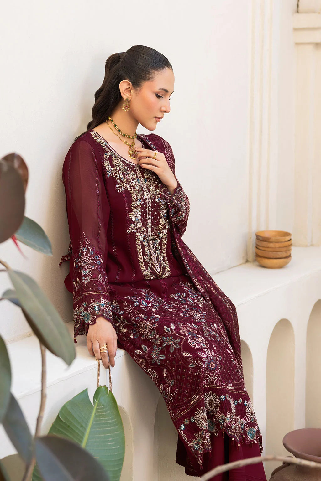 Ramsha - Dastan - Embroidered Chiffon - T 503