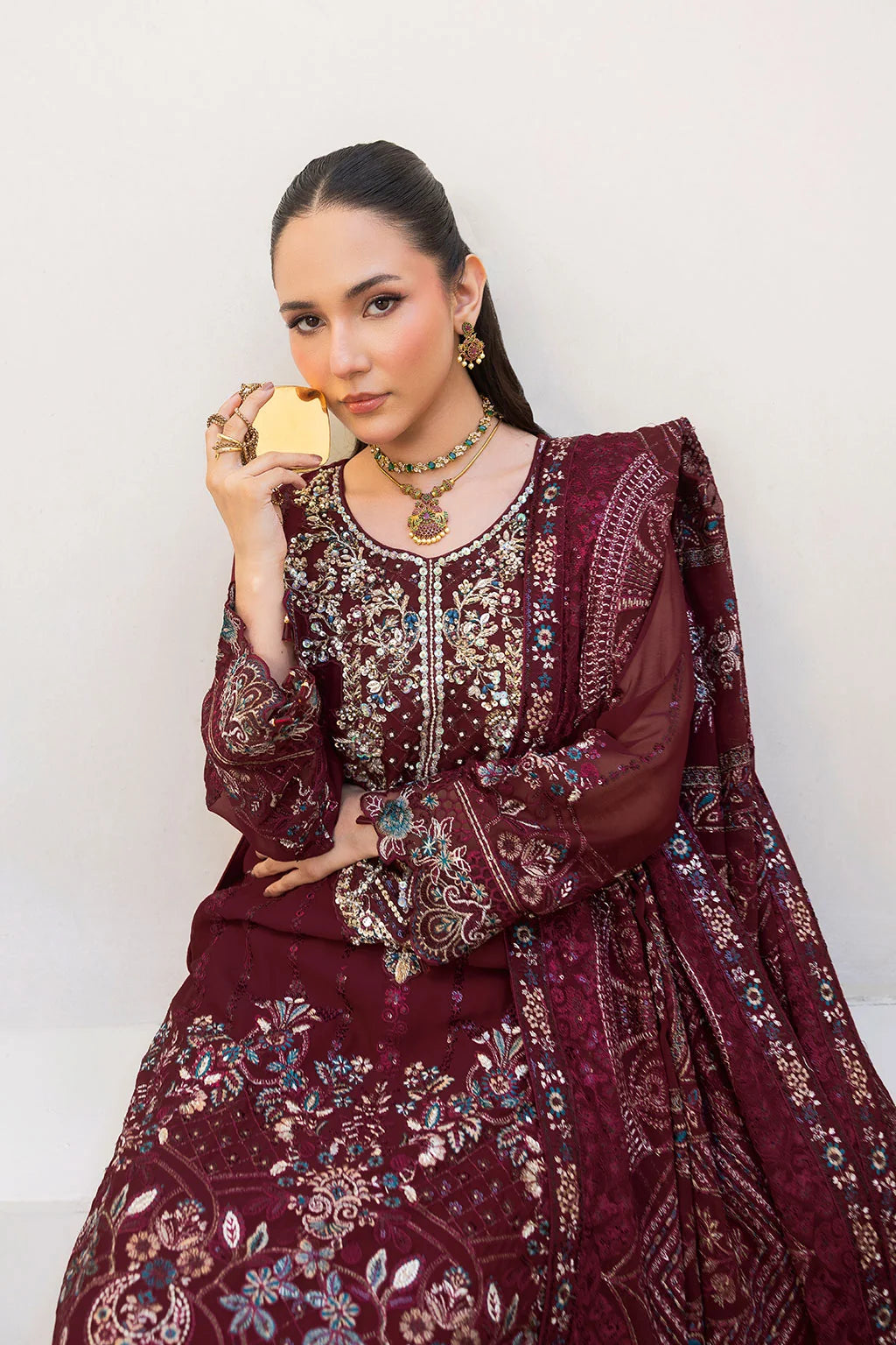 Ramsha - Dastan - Embroidered Chiffon - T 503