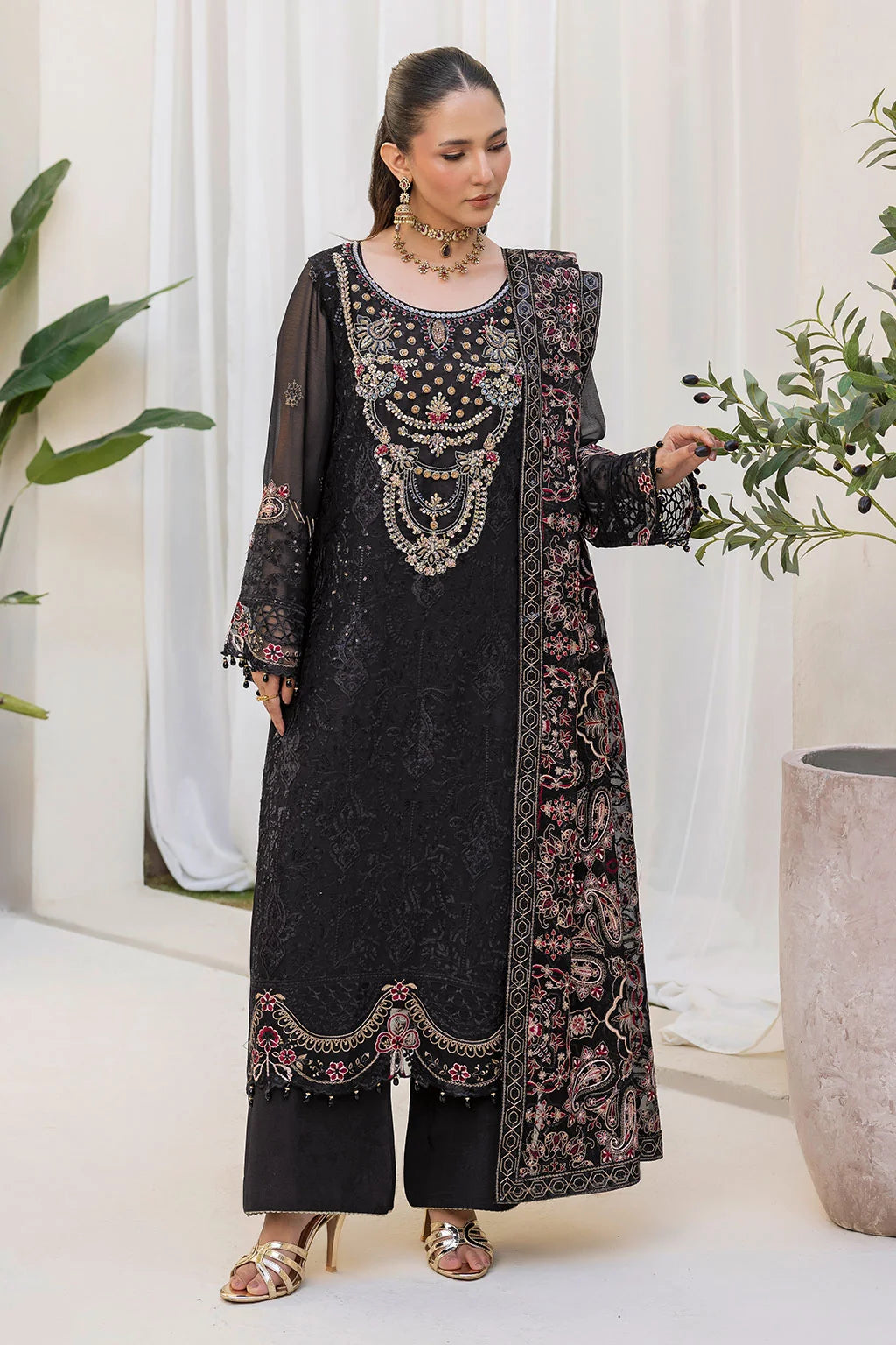 Ramsha - Dastan - Embroidered Chiffon - T 506