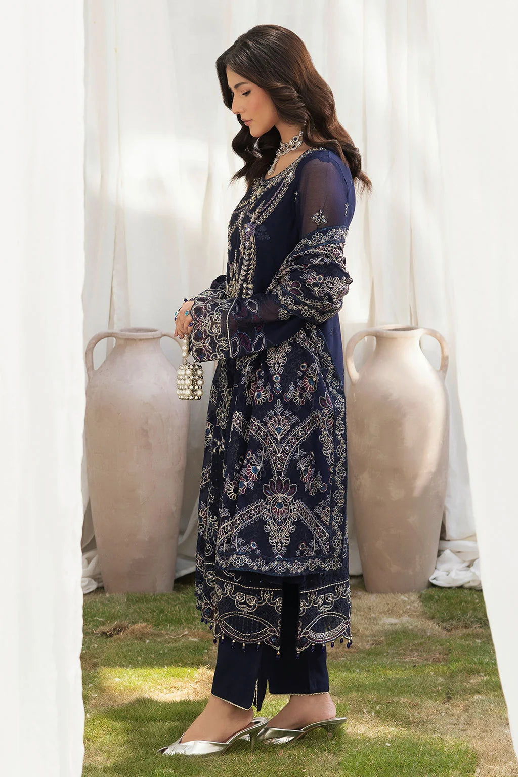Ramsha - Dastan - Embroidered Chiffon - T 501