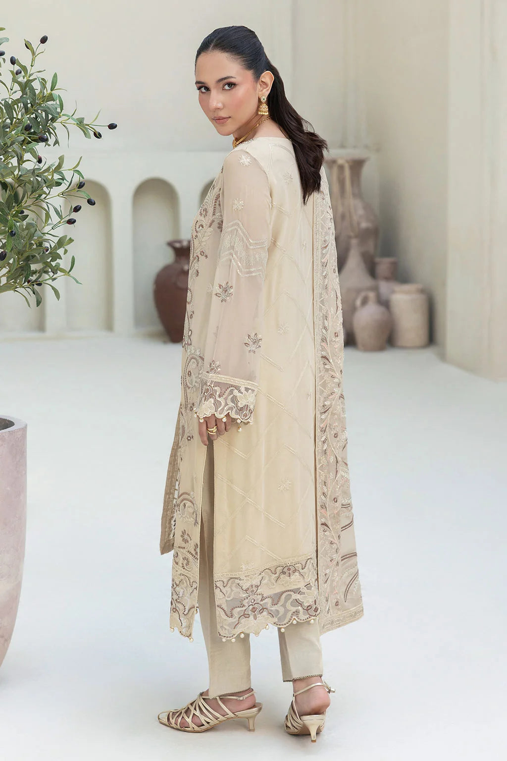 Ramsha - Dastan - Embroidered Chiffon - T 502