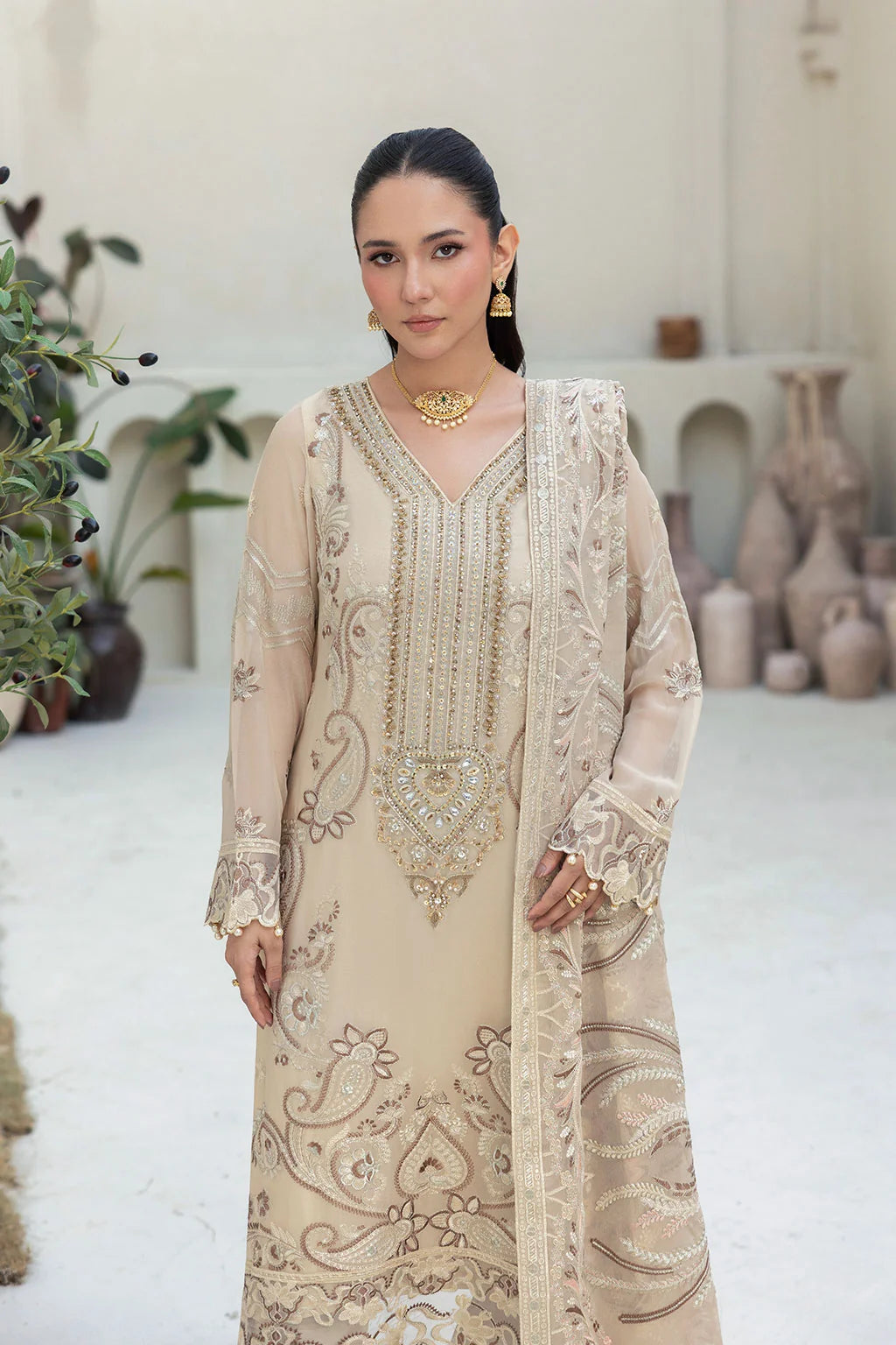Ramsha - Dastan - Embroidered Chiffon - T 502