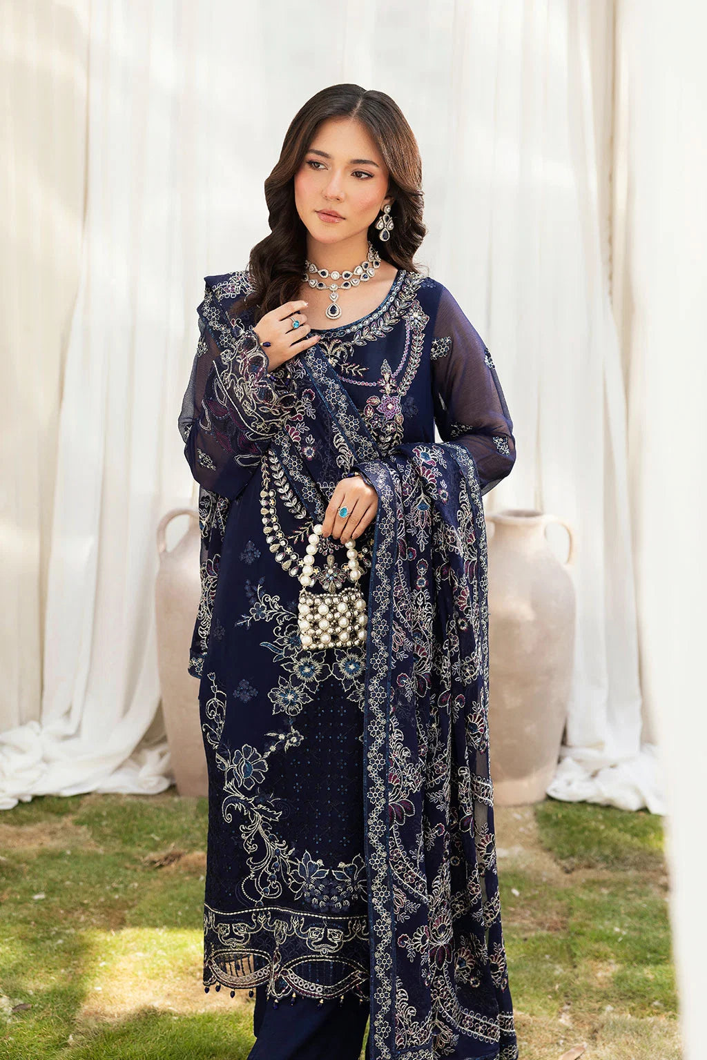 Ramsha - Dastan - Embroidered Chiffon - T 501