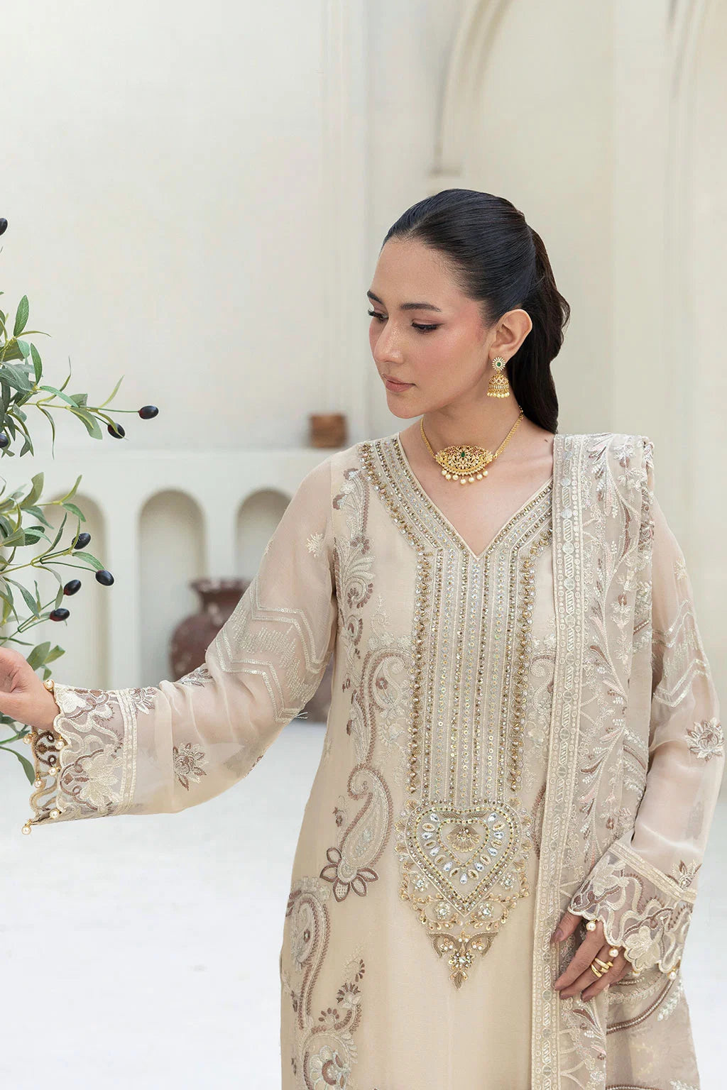 Ramsha - Dastan - Embroidered Chiffon - T 502