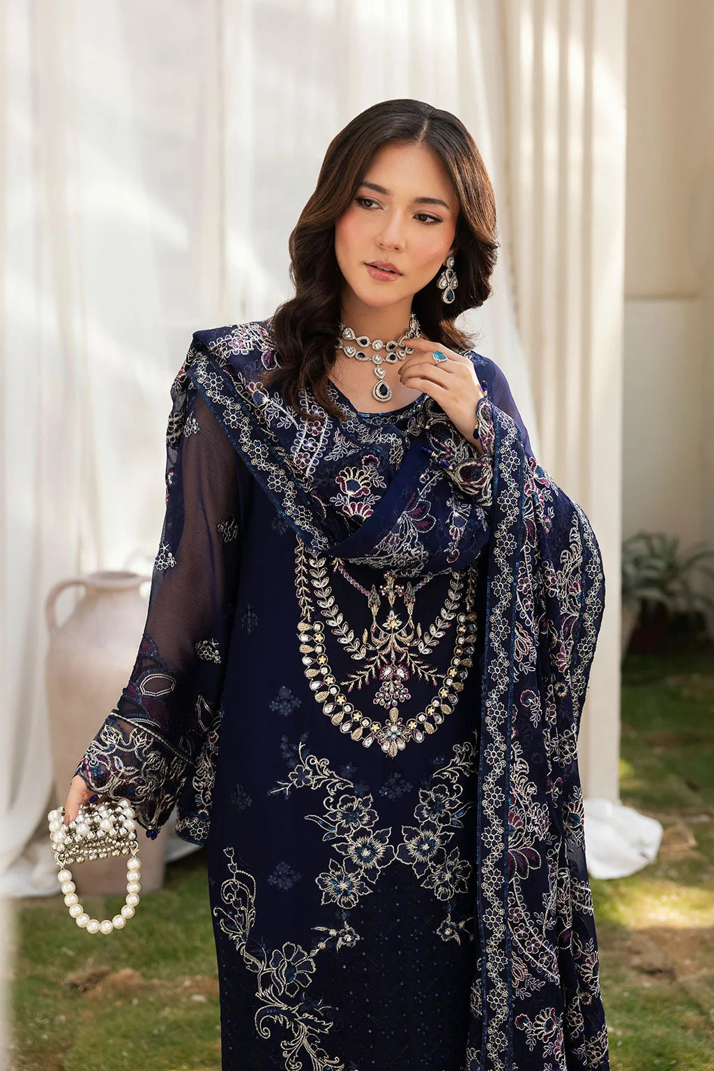 Ramsha - Dastan - Embroidered Chiffon - T 501