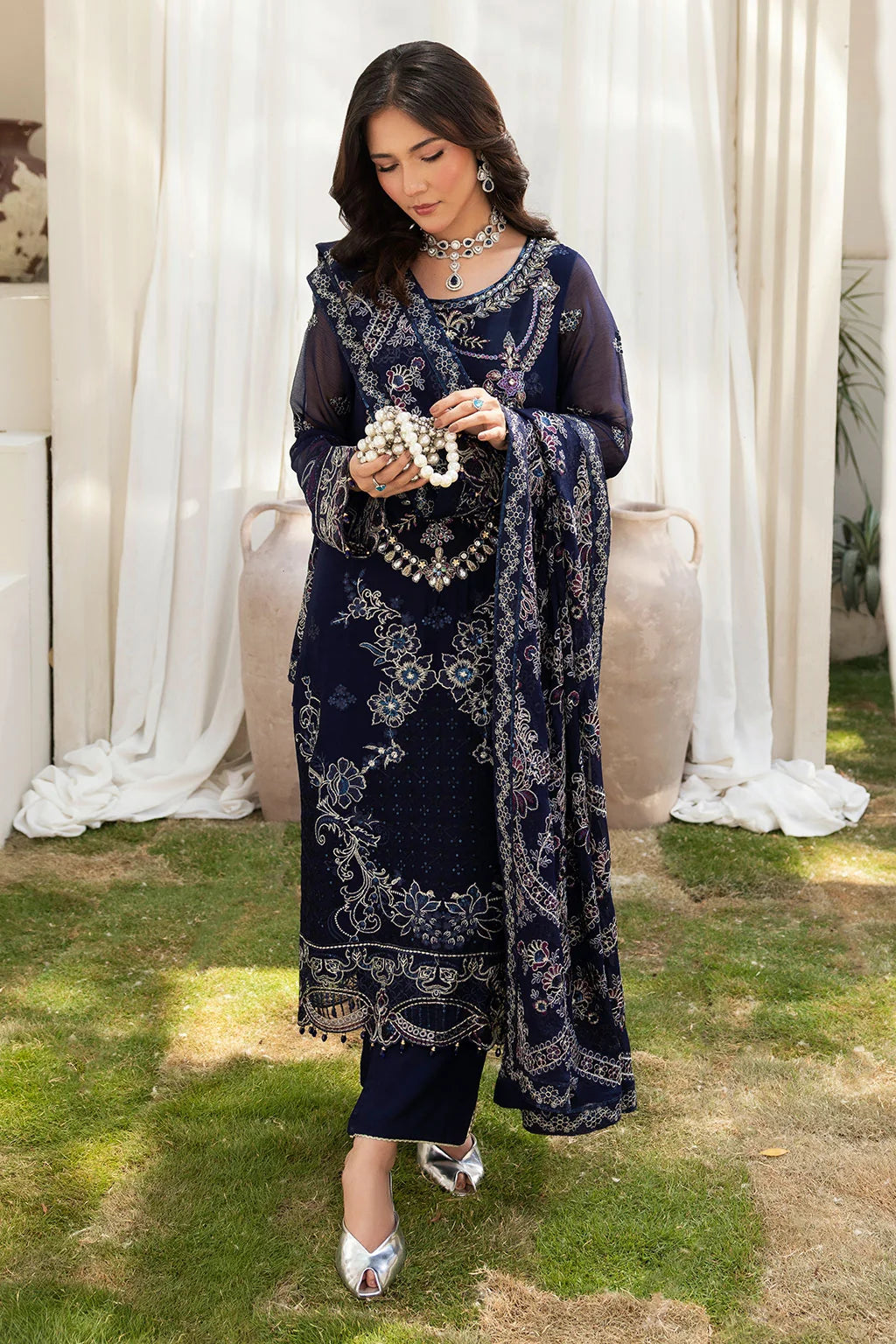 Ramsha - Dastan - Embroidered Chiffon - T 501