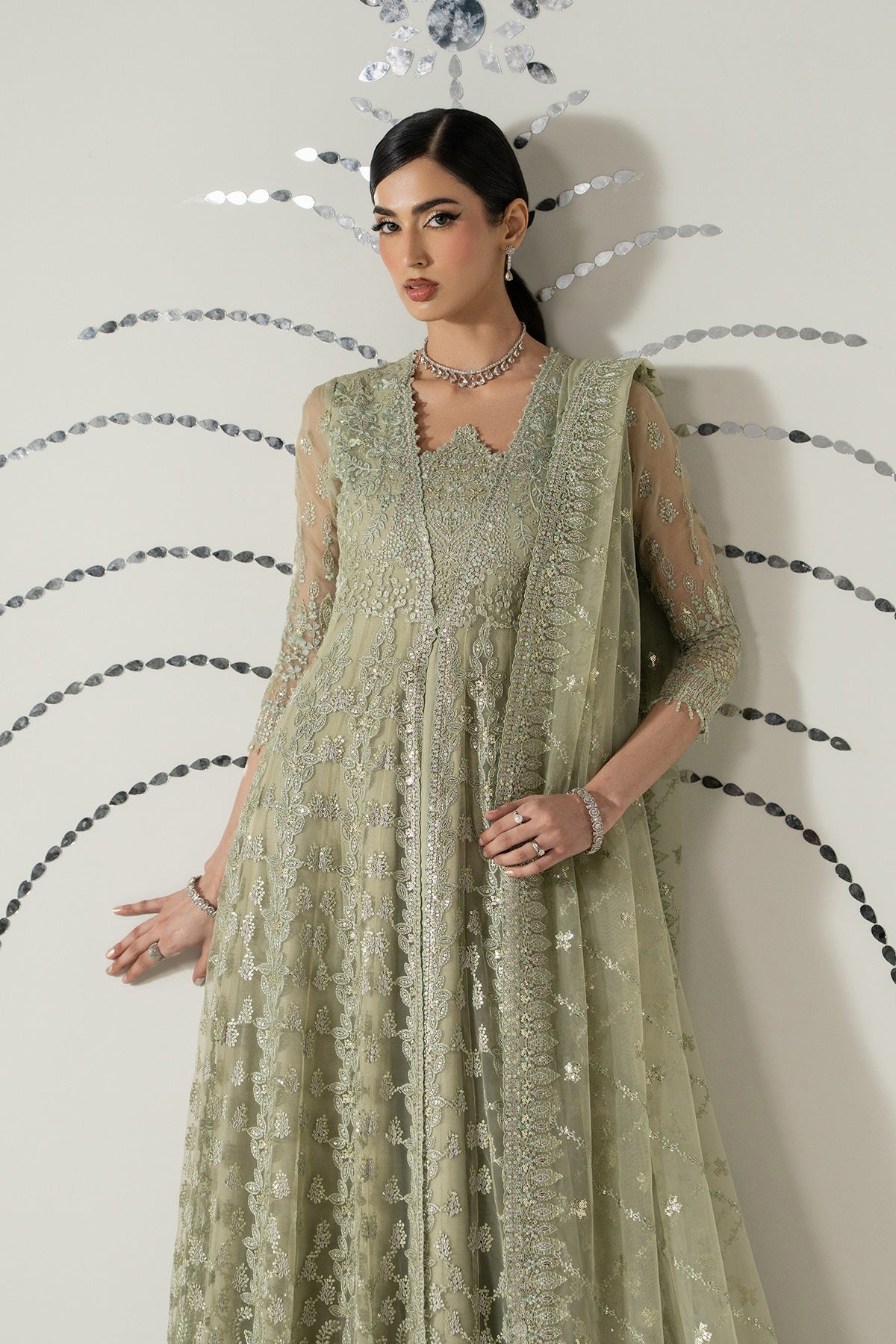 Lavish Premium - Shehnai - Embroidered Organza - Gulbahar