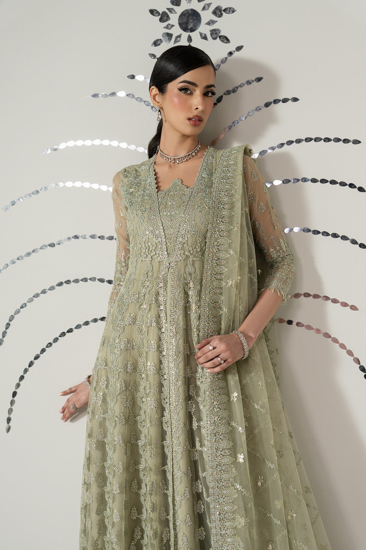 Lavish Premium - Shehnai - Embroidered Organza - Gulbahar