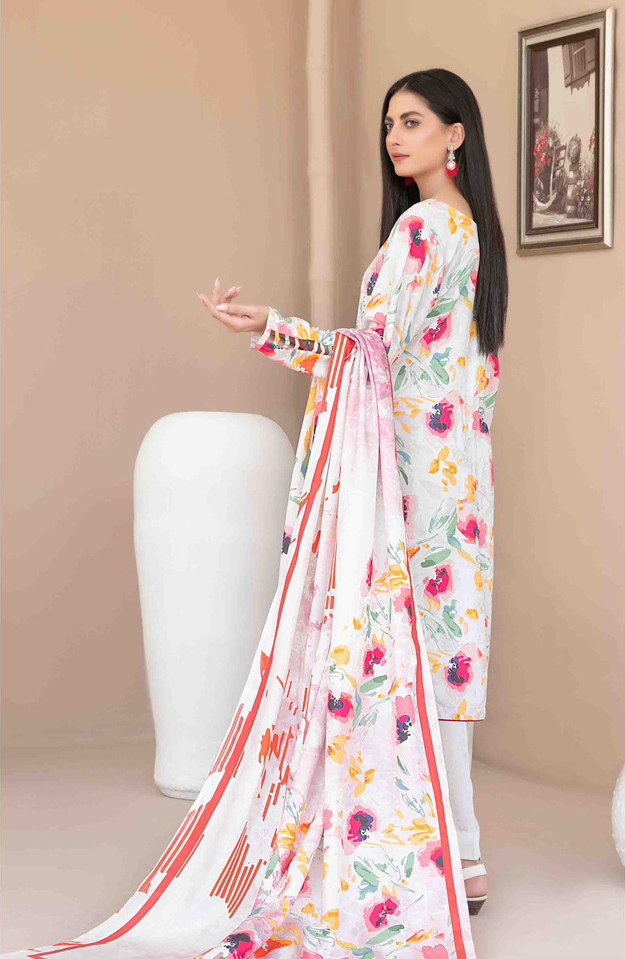 Tawakkal - Abir Print Embroidered Viscose D-5361