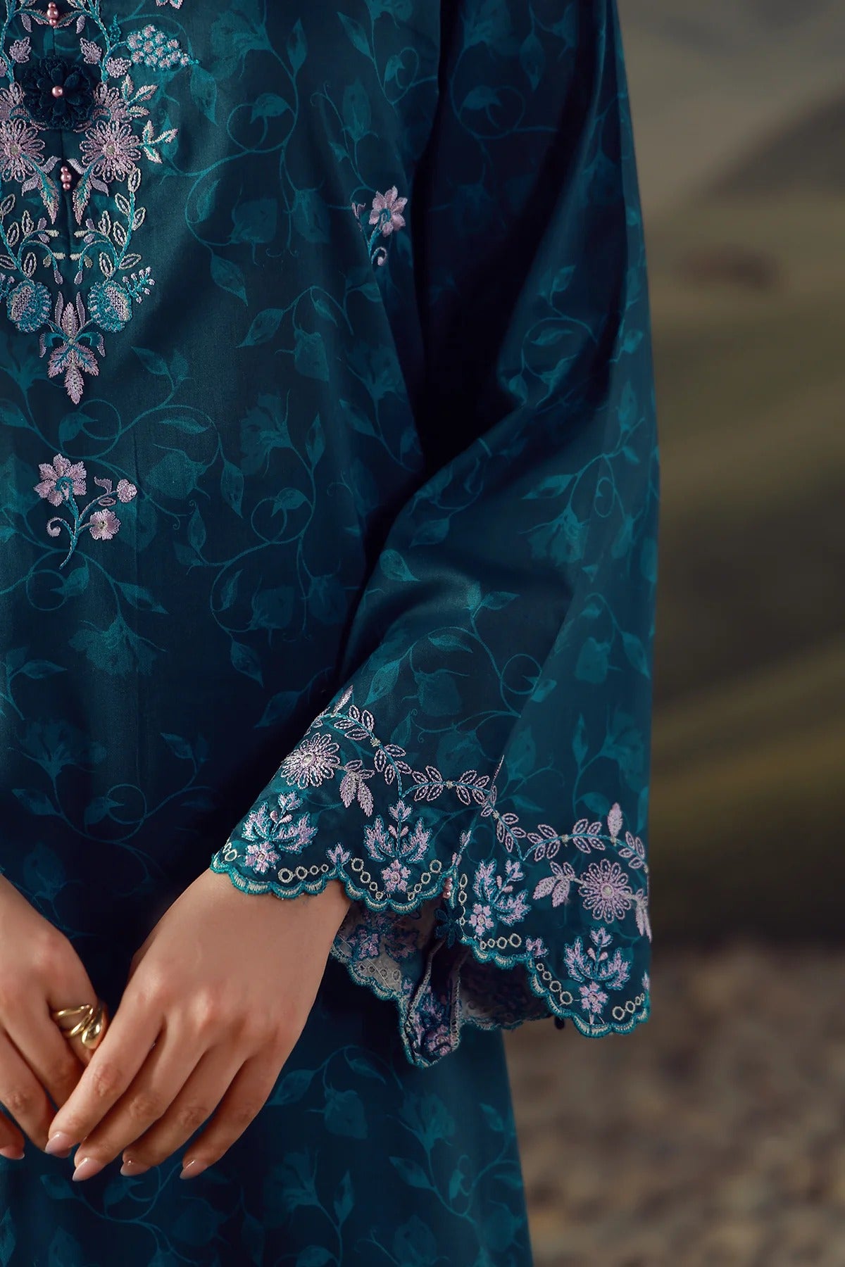 LAWN - Festive Edit - Vol 2 - Teal Eclat