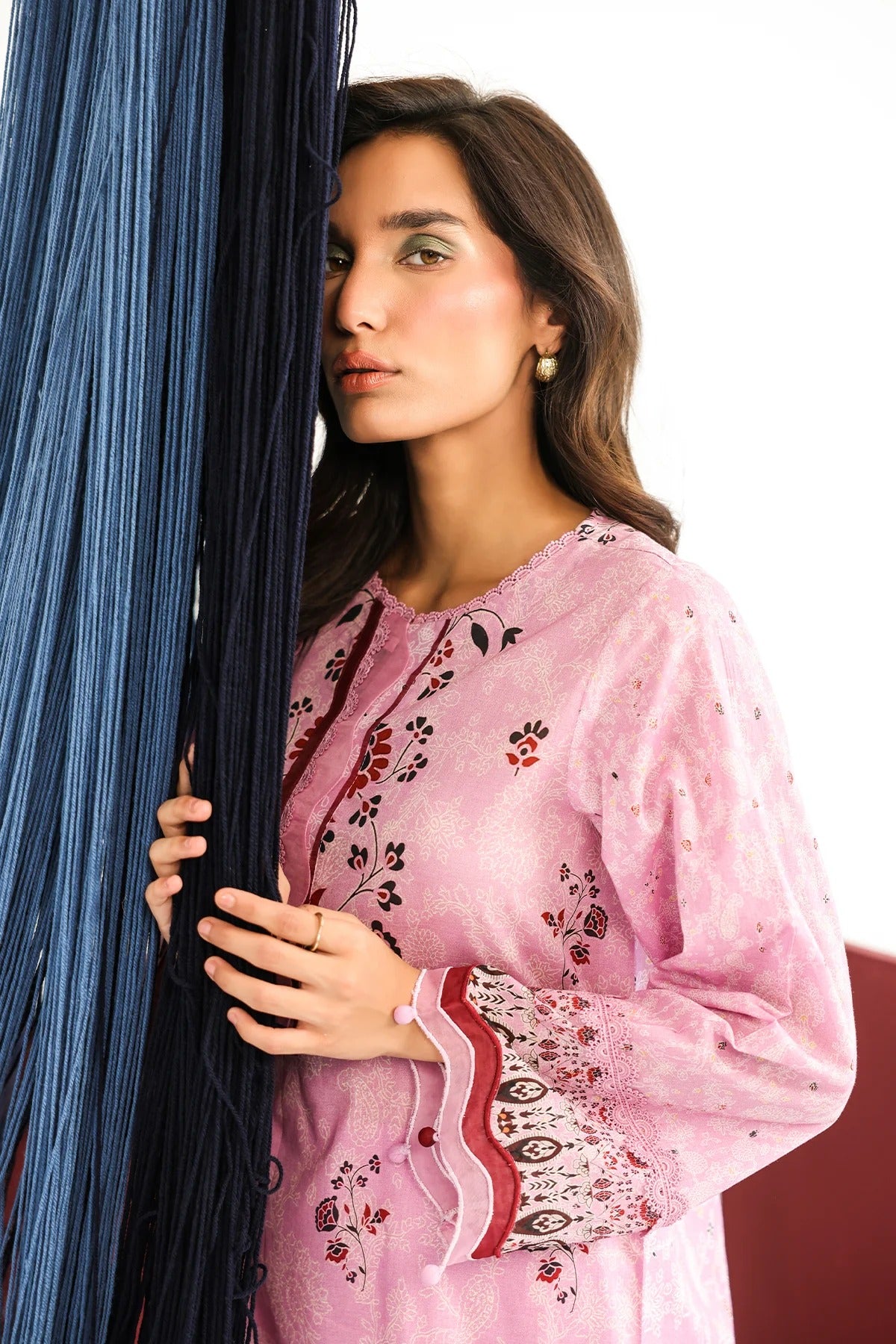 LAWN - Rhea - Mauve Tapestry