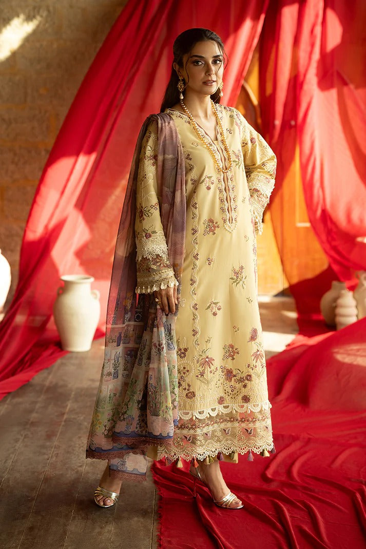 LAWN - Maya Luxury Lawn'26 - SL-151 Nael
