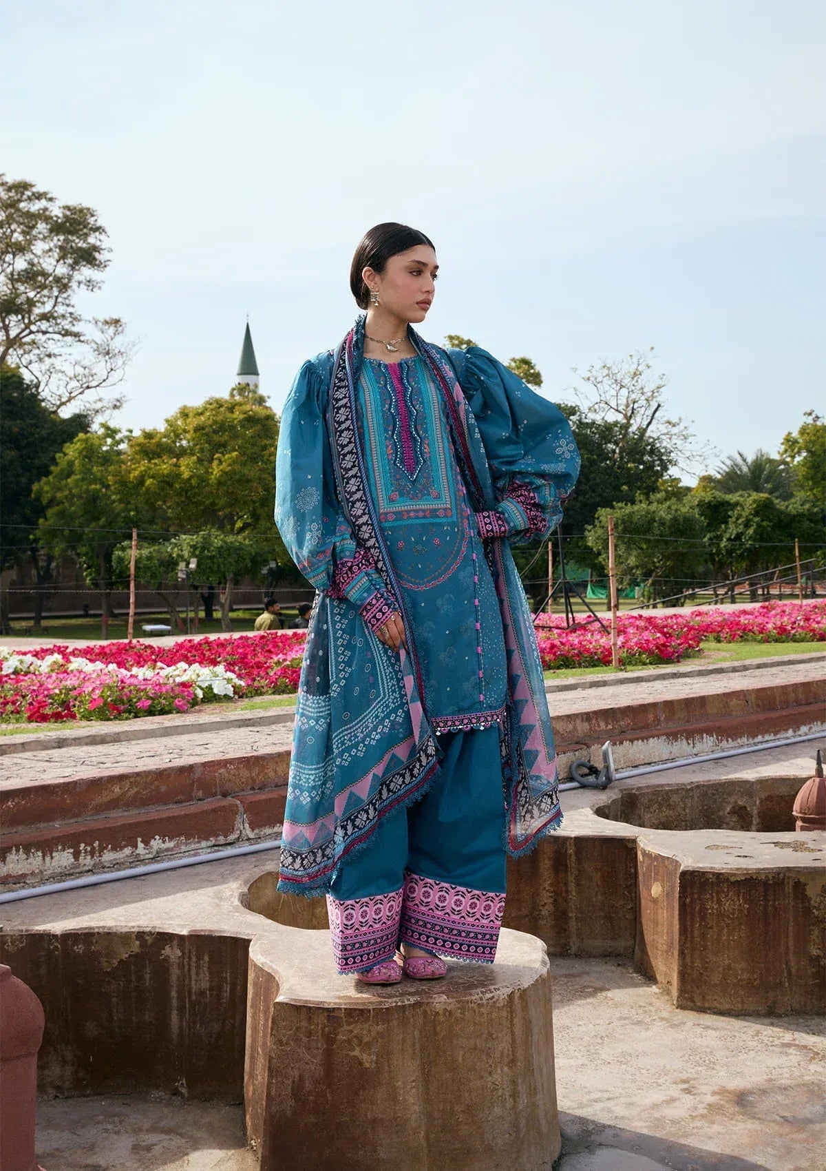 LAWN- AANGAN - PRINTS CHIFFON '26 - KPS-4A FALAK ARA
