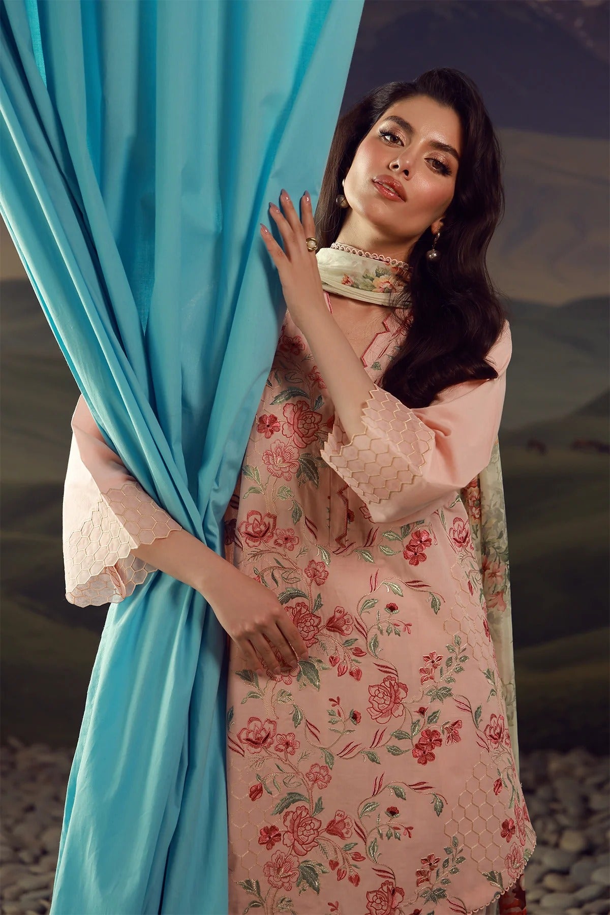 LAWN - Festive Edit - Vol 2 - Rose Mirage