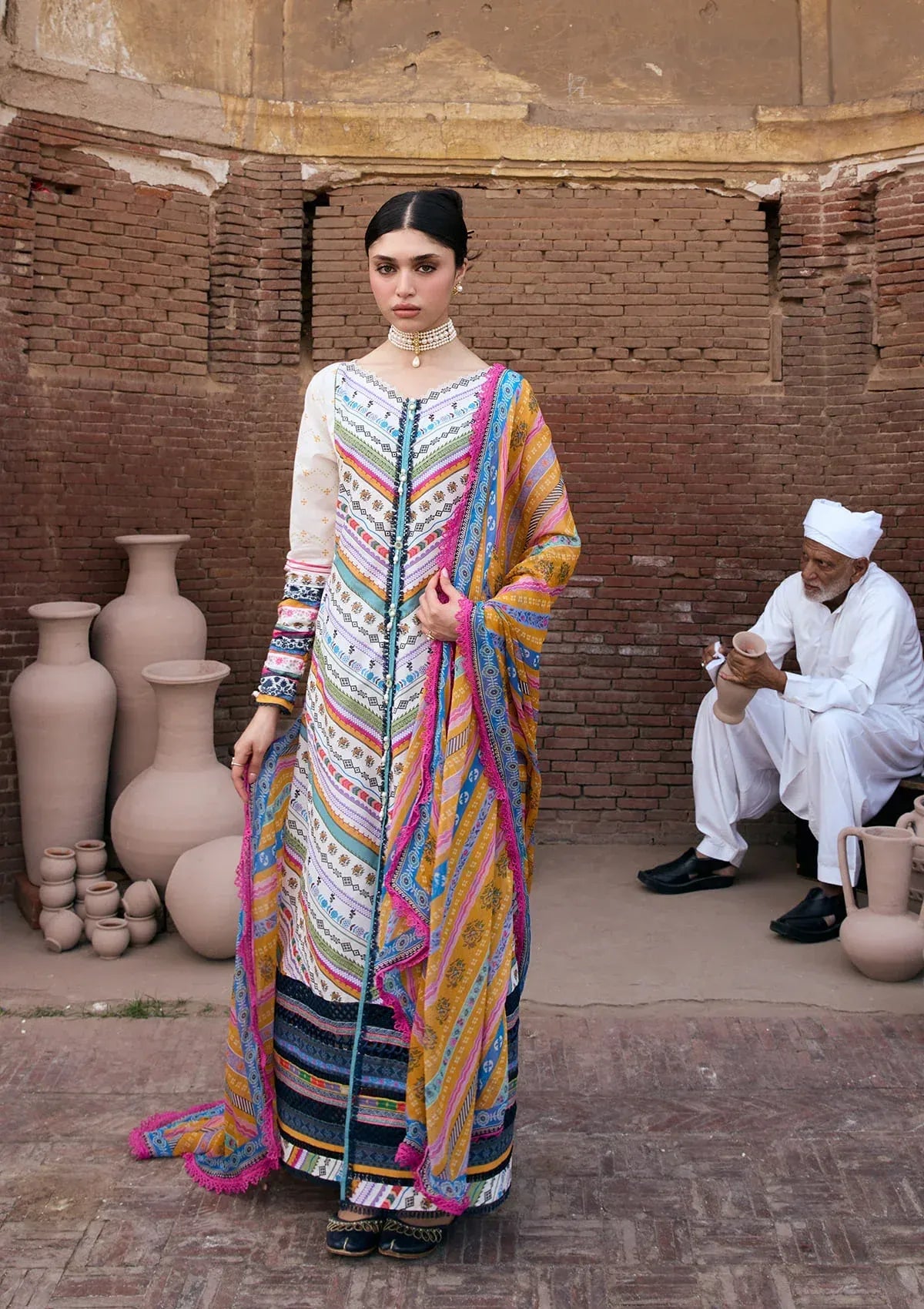 LAWN- AANGAN - PRINTS CHIFFON '26 - KPS-2A YASMEEN