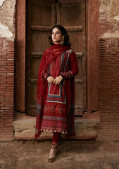 LAWN- AANGAN - PRINTS CHIFFON '26 - KPS-1A SURKH NOOR