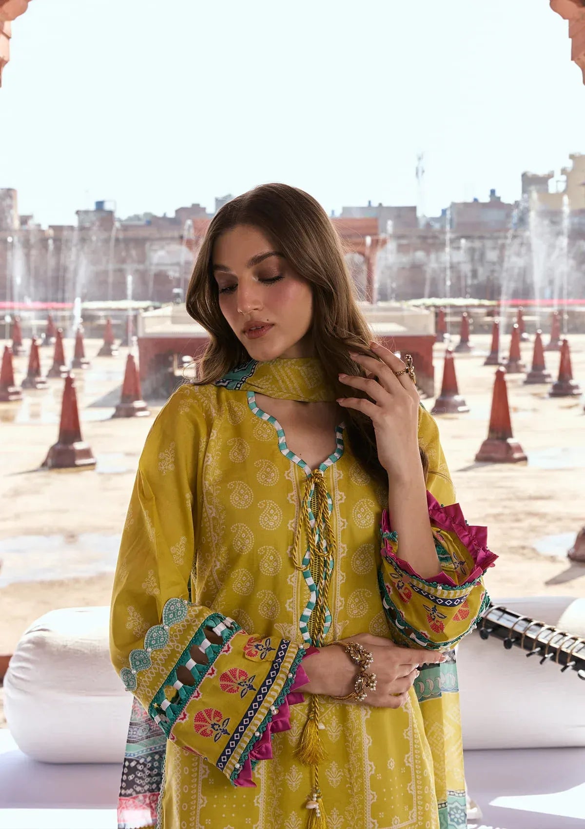 LAWN- AANGAN - PRINTS CHIFFON '26 - KPS-8A ZARAFSHAN