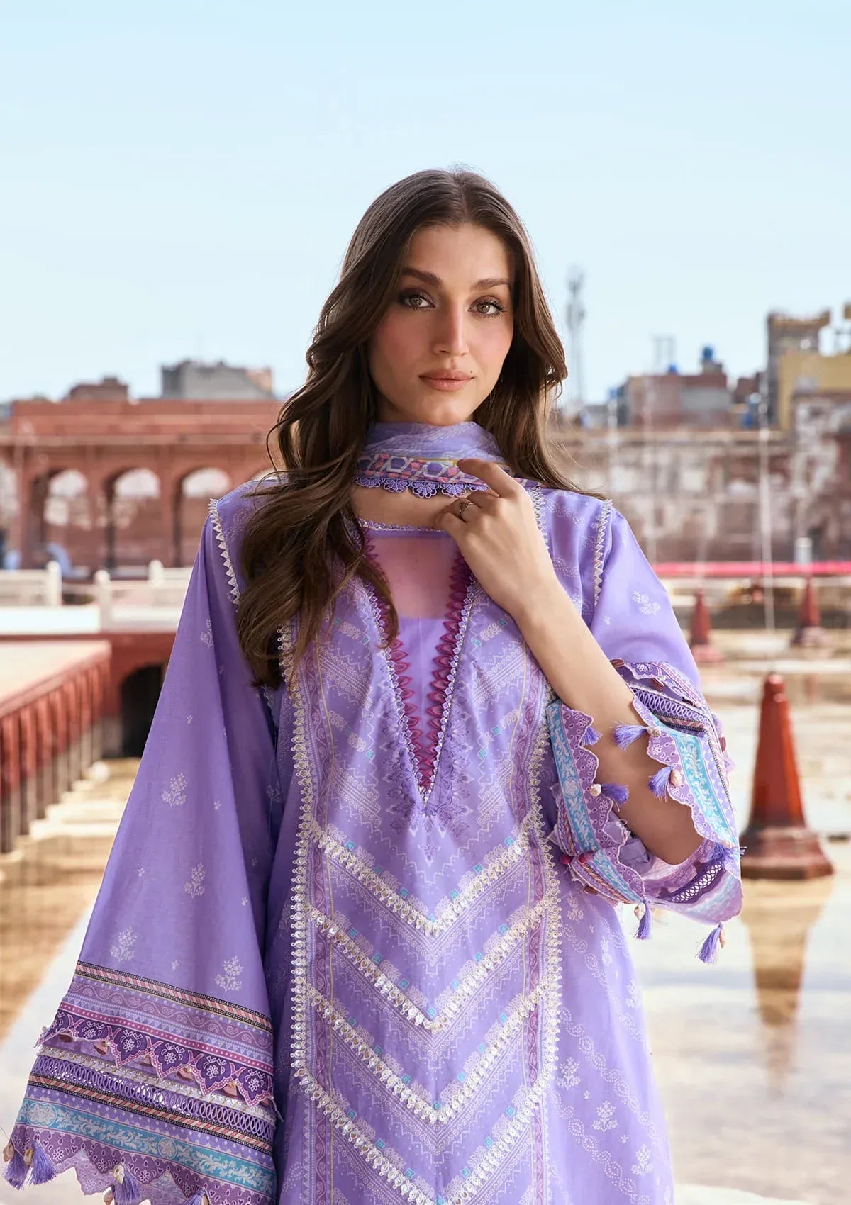 LAWN- AANGAN - PRINTS CHIFFON '26 - KPS-6A NAJAM