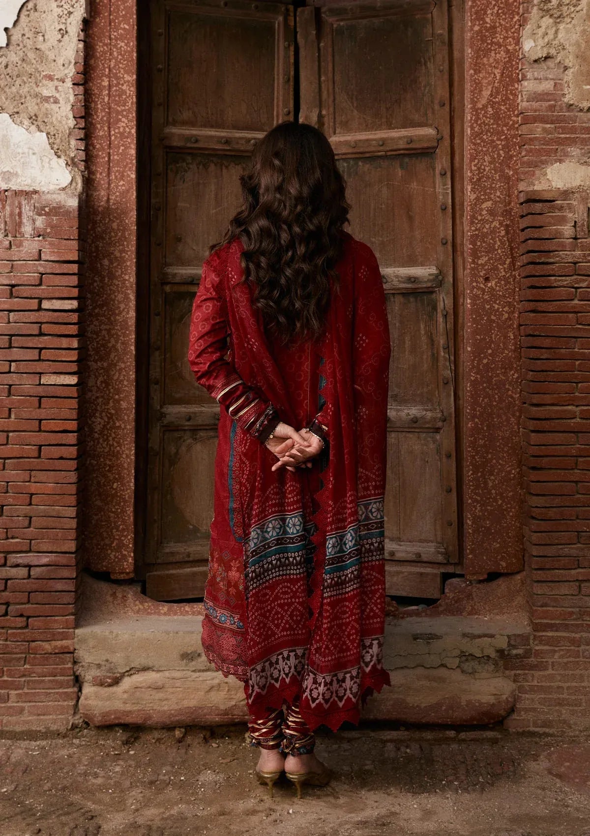 LAWN- AANGAN - PRINTS CHIFFON '26 - KPS-1A SURKH NOOR