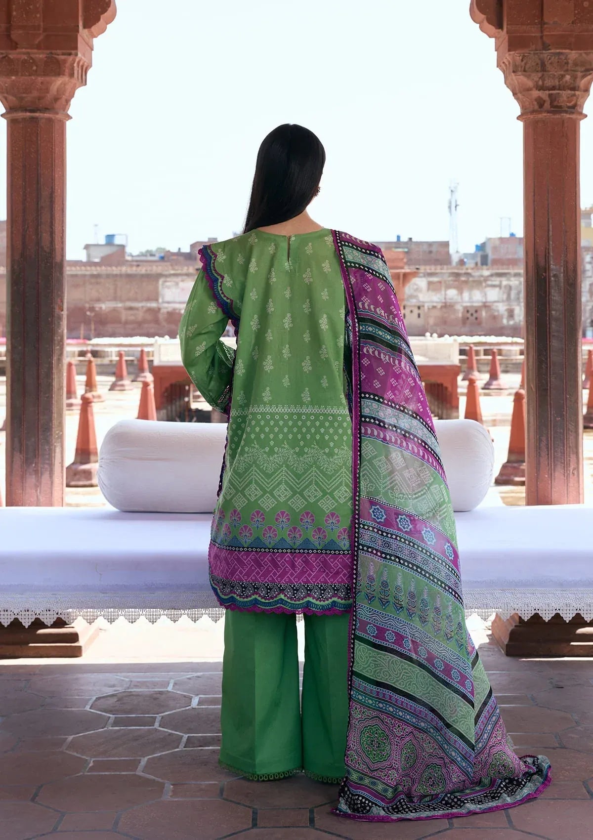 LAWN- AANGAN - PRINTS CHIFFON '26 - KPS-8B RUMI