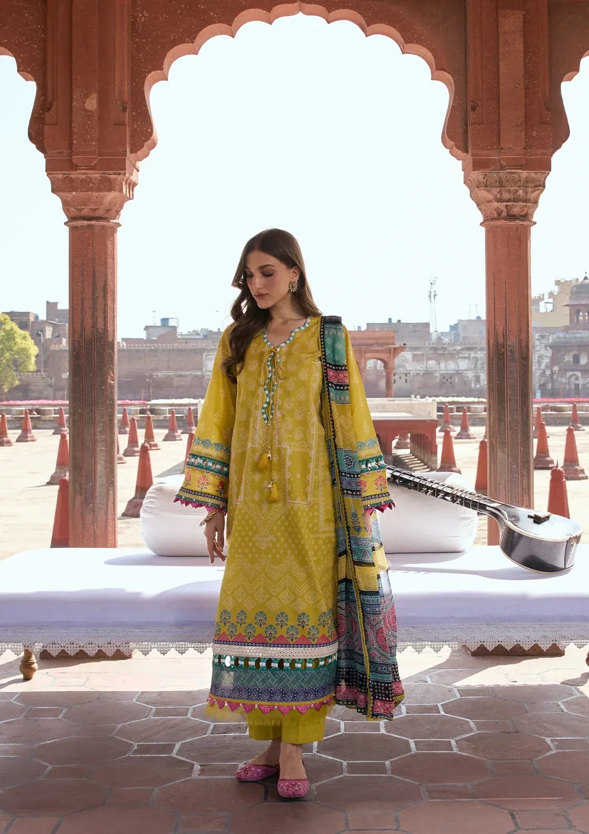 LAWN- AANGAN - PRINTS CHIFFON '26 - KPS-8A ZARAFSHAN