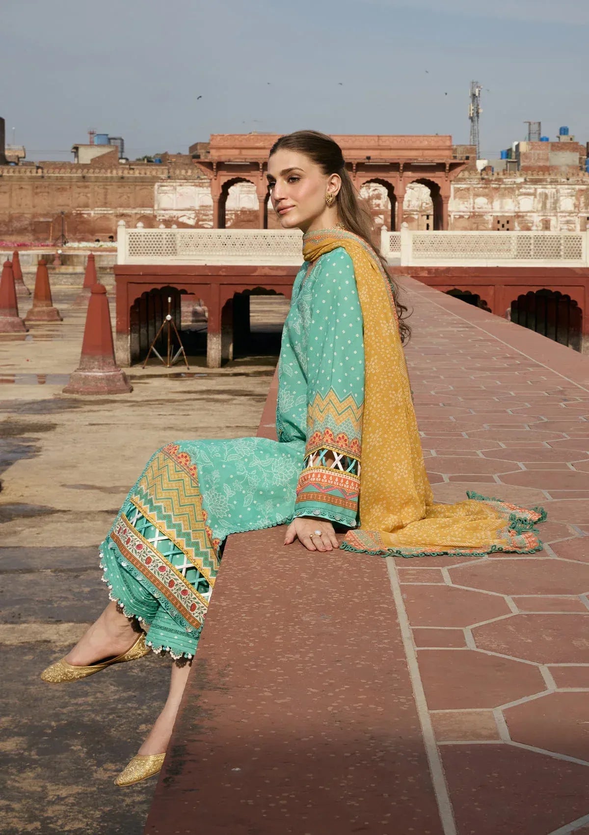 LAWN- AANGAN - PRINTS CHIFFON '26 - KPS-7A NAZISH