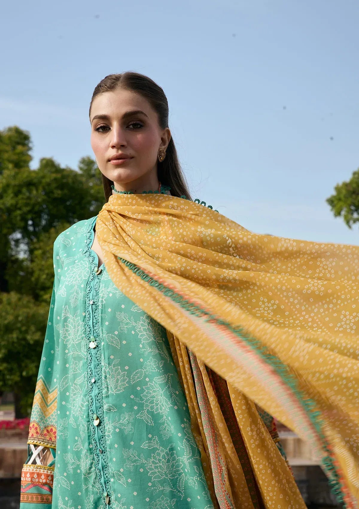 LAWN- AANGAN - PRINTS CHIFFON '26 - KPS-7A NAZISH