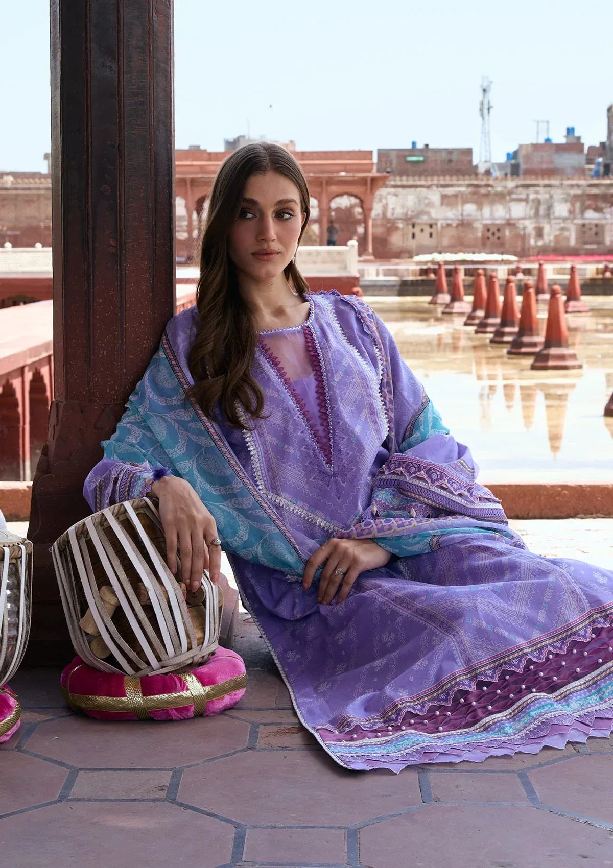LAWN- AANGAN - PRINTS CHIFFON '26 - KPS-6A NAJAM