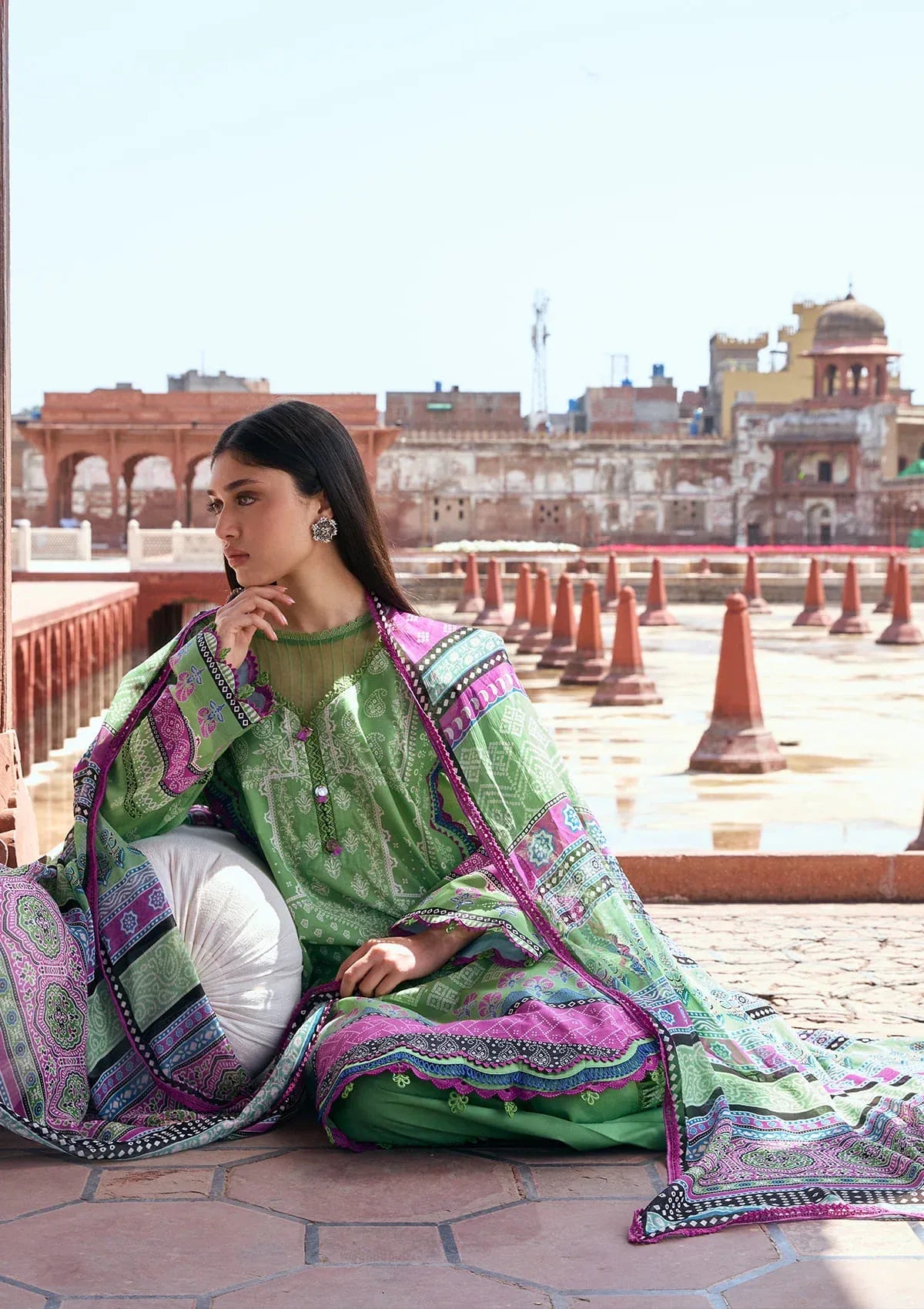 LAWN- AANGAN - PRINTS CHIFFON '26 - KPS-8B RUMI