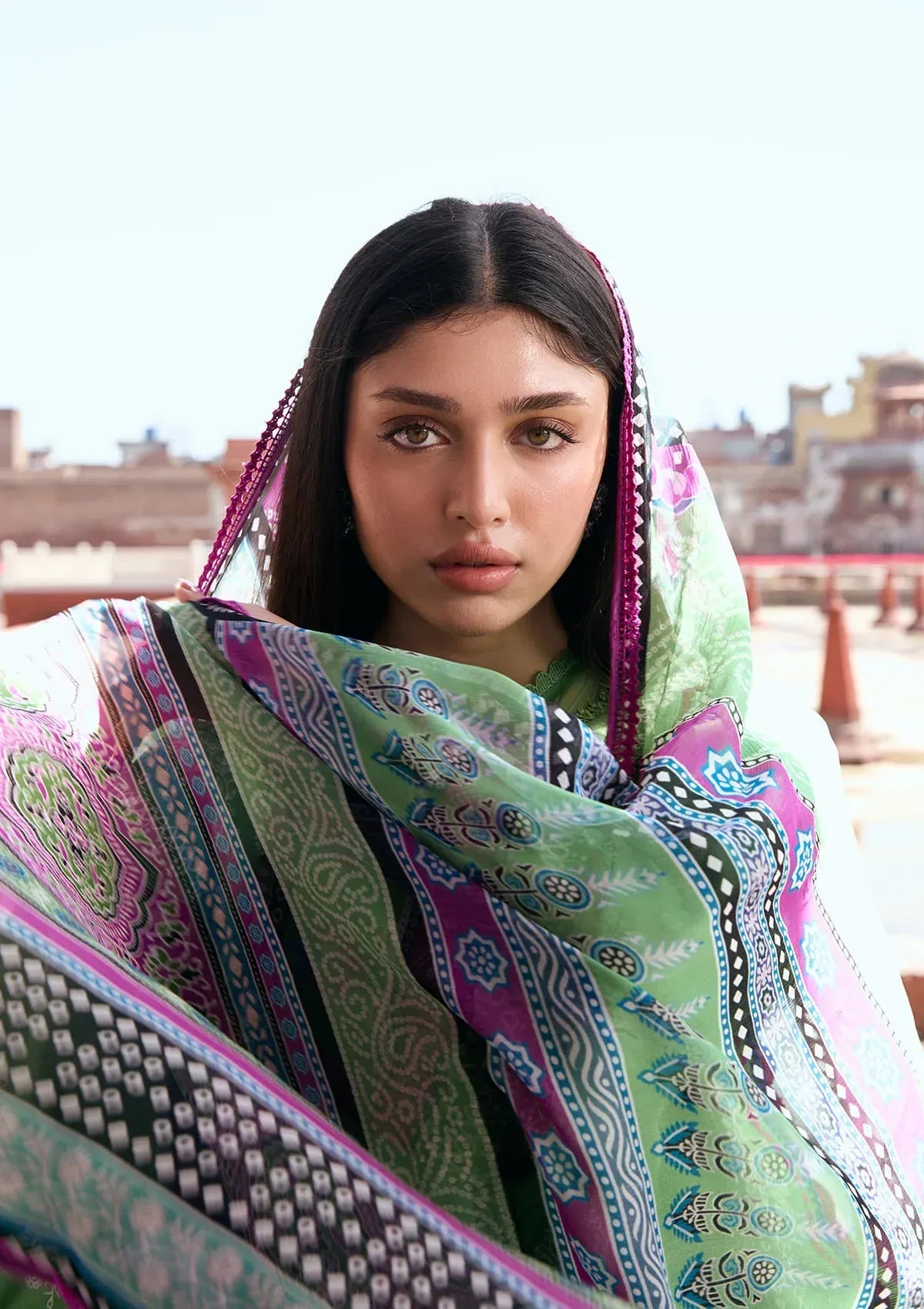 LAWN- AANGAN - PRINTS CHIFFON '26 - KPS-8B RUMI