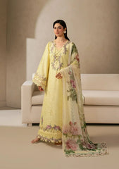Elaf Premium - E-Craft Chikankari Lawn - EHC-3A SUNSTONE