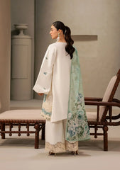 Elaf Premium - E-Craft Chikankari Lawn - EHC-1A VANILLA