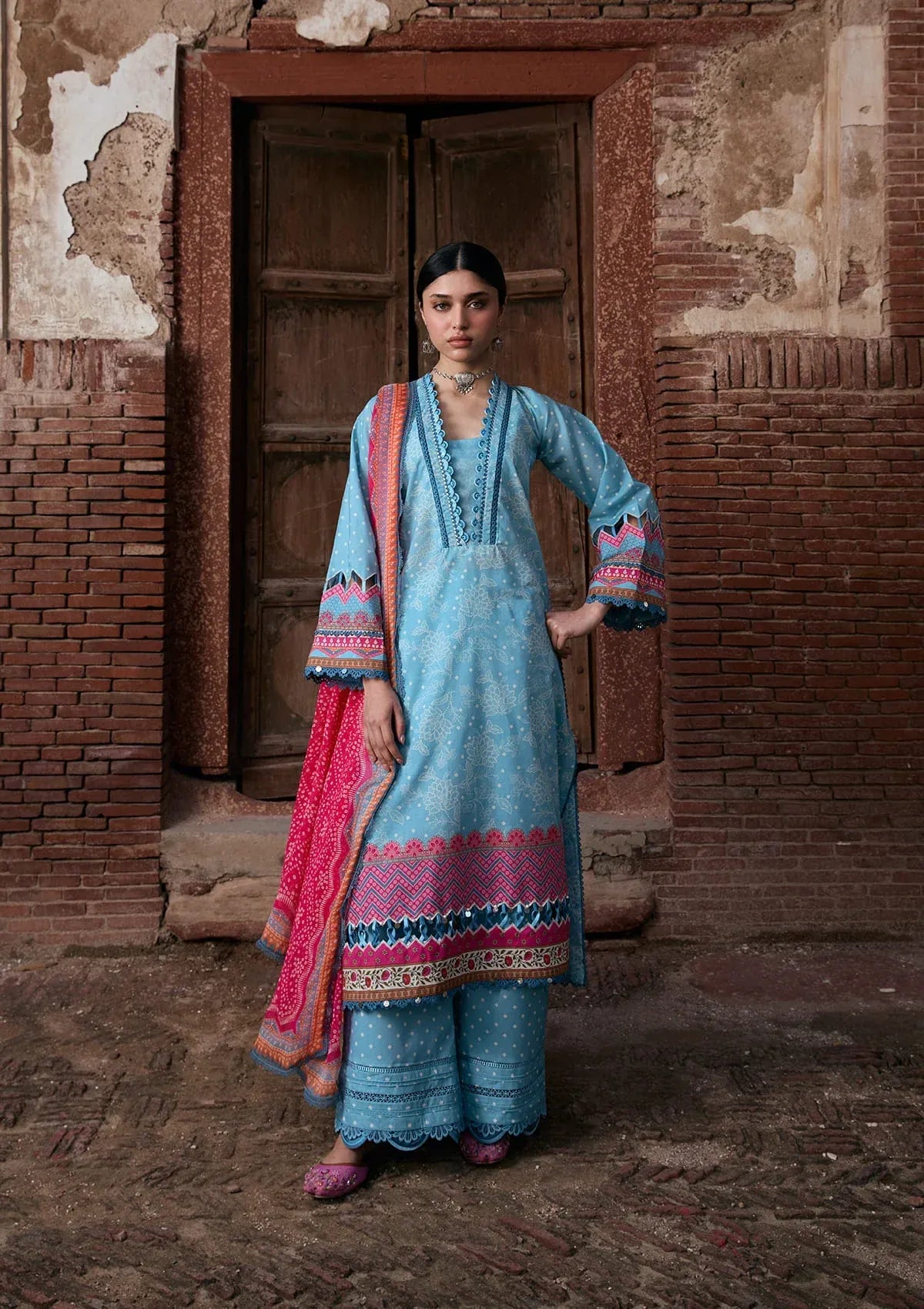 LAWN- AANGAN - PRINTS CHIFFON '26 - KPS-7B SHABNAM