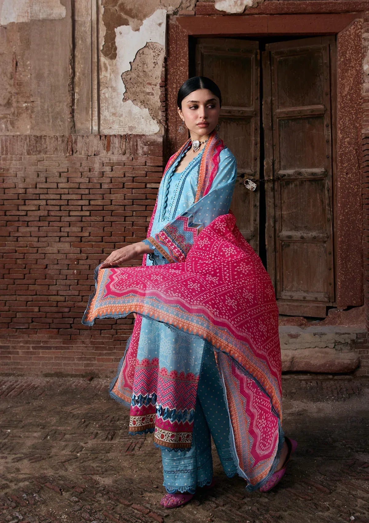 LAWN- AANGAN - PRINTS CHIFFON '26 - KPS-7B SHABNAM