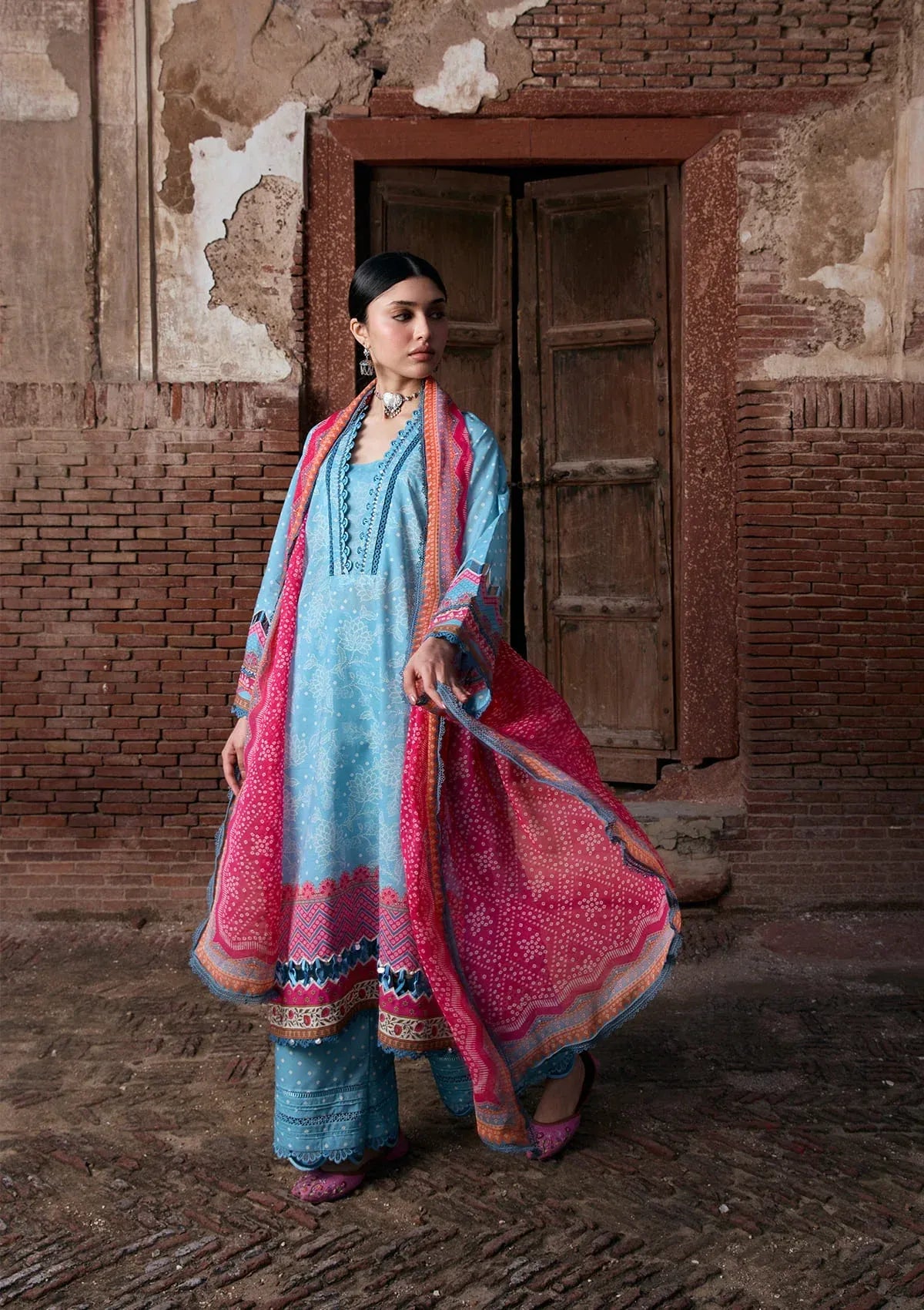 LAWN- AANGAN - PRINTS CHIFFON '26 - KPS-7B SHABNAM