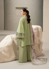 Elaf Premium - E-Craft Chikankari Lawn - EHC-6A BASIL